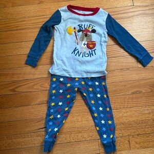 Ruff Night matching pajama set
